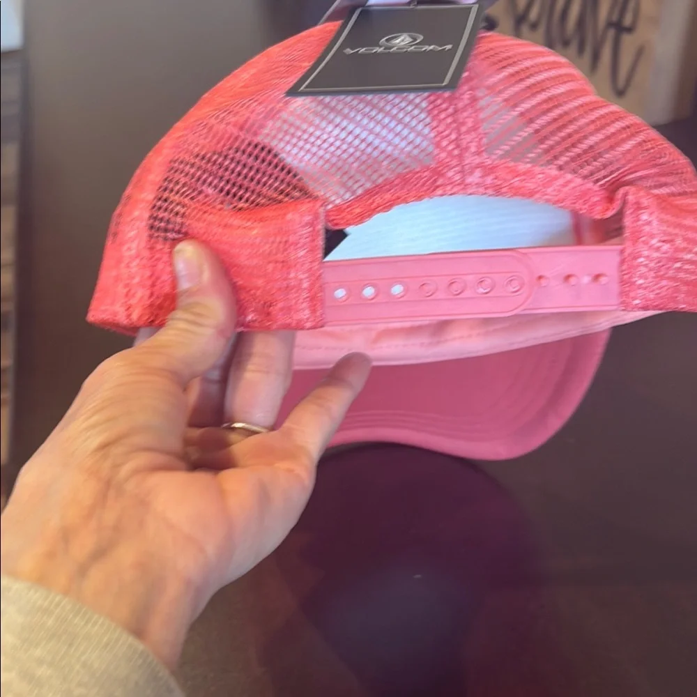 Aloha Trucker Hat in Red and White - Picture 5 of 6